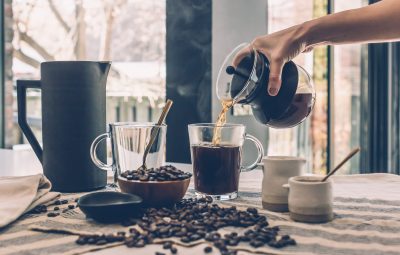 Café italien préparé pour le petit-déjeuner