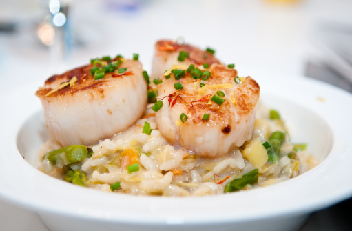 Risotto aux Saint-Jacques / Source : Gettyimages