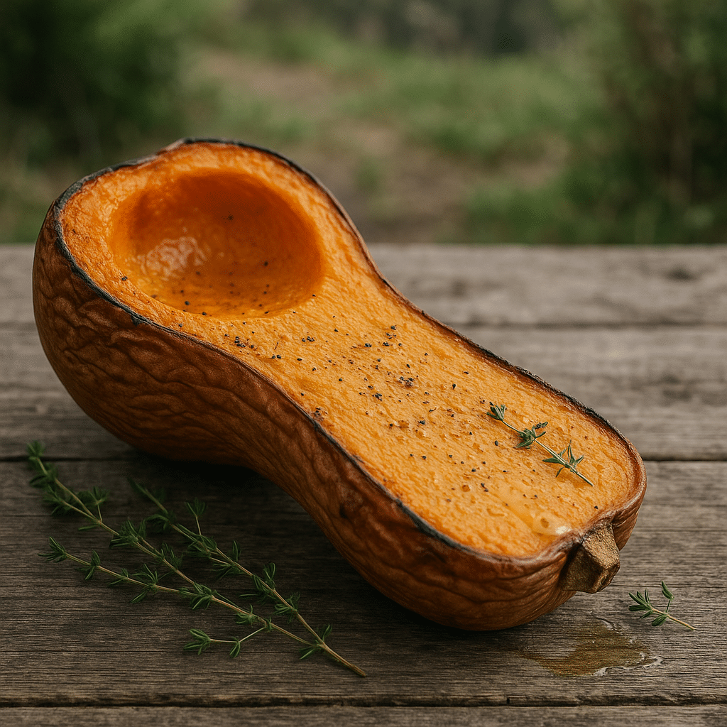 Butternut au four : guide complet (choisir, rôtir, farcir & conserver)