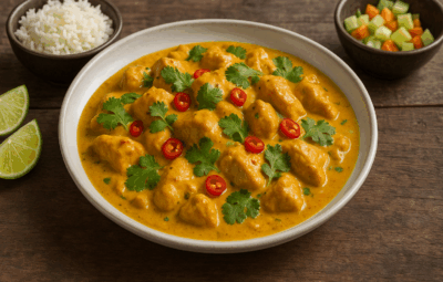 poulet curry coco