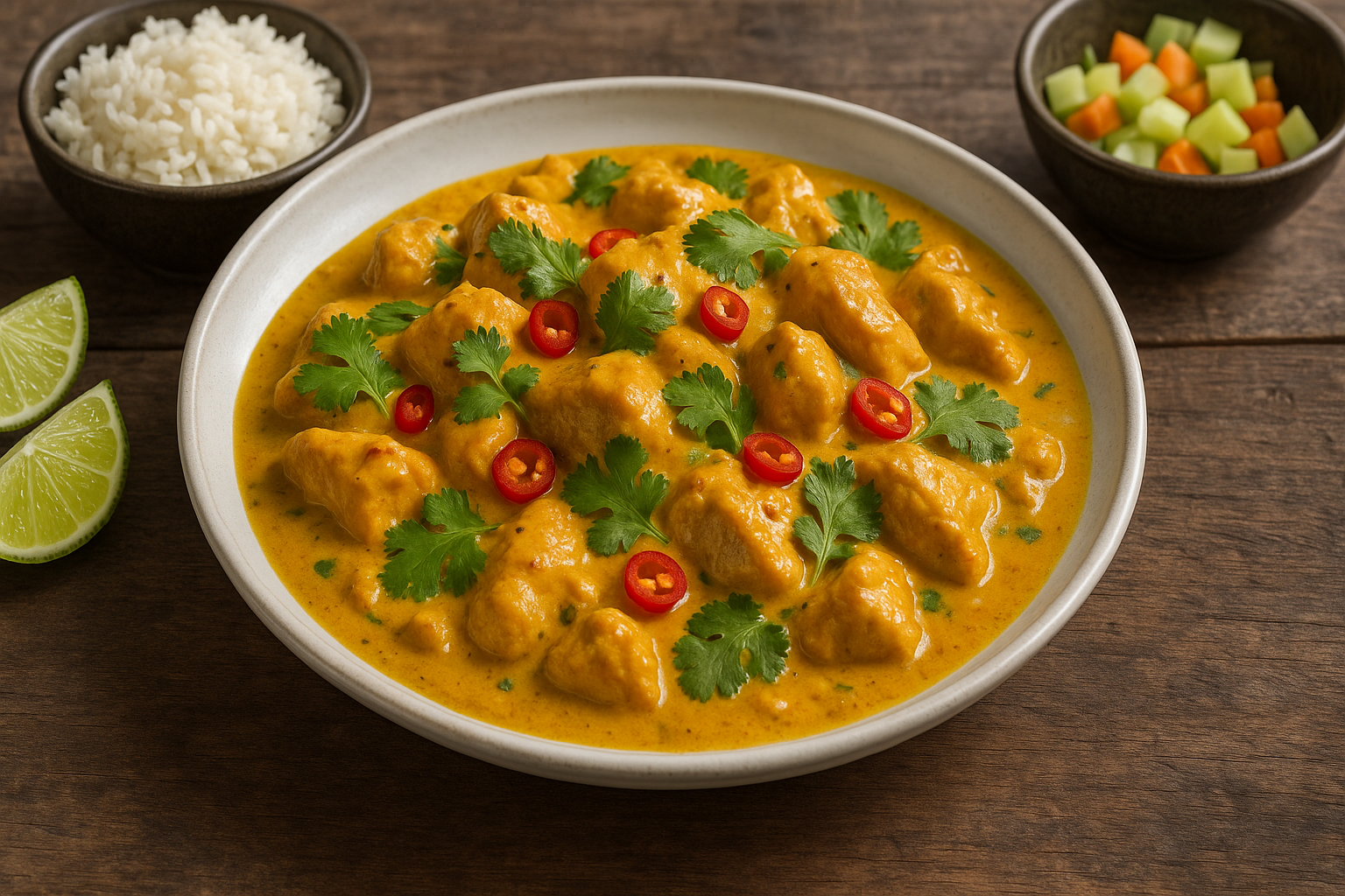 Poulet curry coco : 5 techniques (poêle, four, cocotte, instant pot, airfryer) + recettes légères