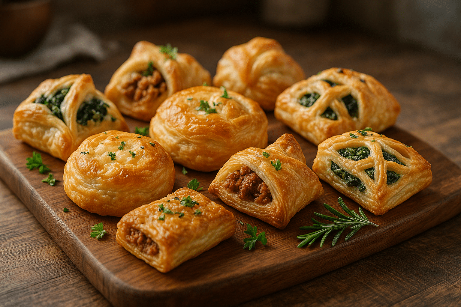 30 feuilletés apéro à préparer à l’avance (+ guide congélation et réchauffage)