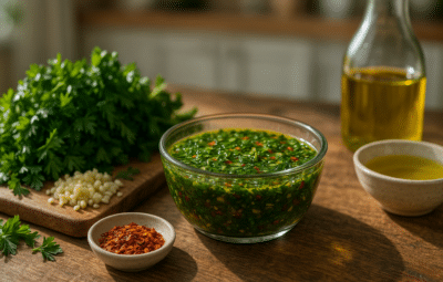 sauce chimichurri recette