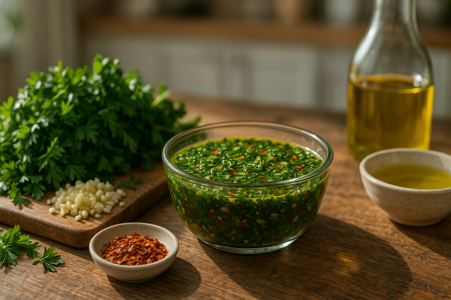 Chimichurri : 7 variations & 10 idées d’utilisations (marinade, salsa, vinaigrette)